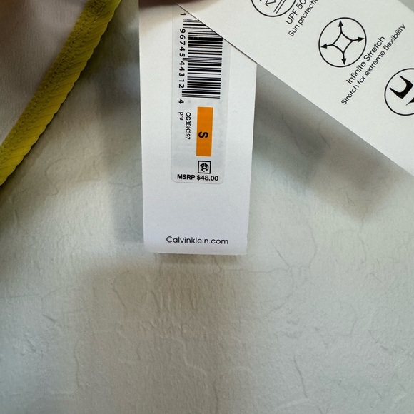 Calvin Klein ribbed triangle bikini top and bottom NWT - Picture 8 of 12